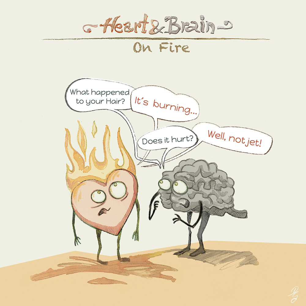 Heart and Brain "On Fire"